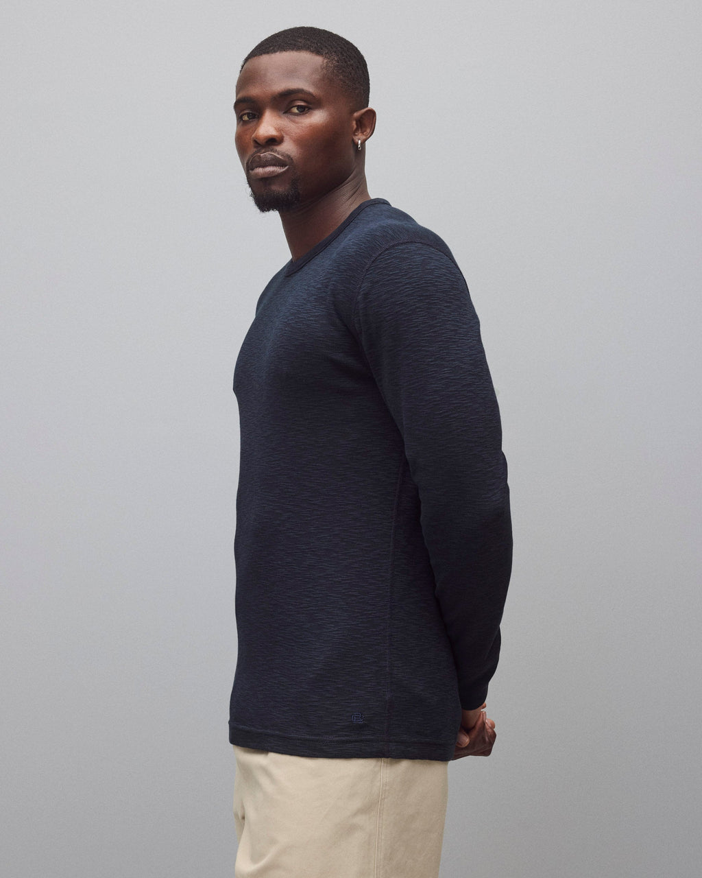1x1 Slub Slim Long Sleeve