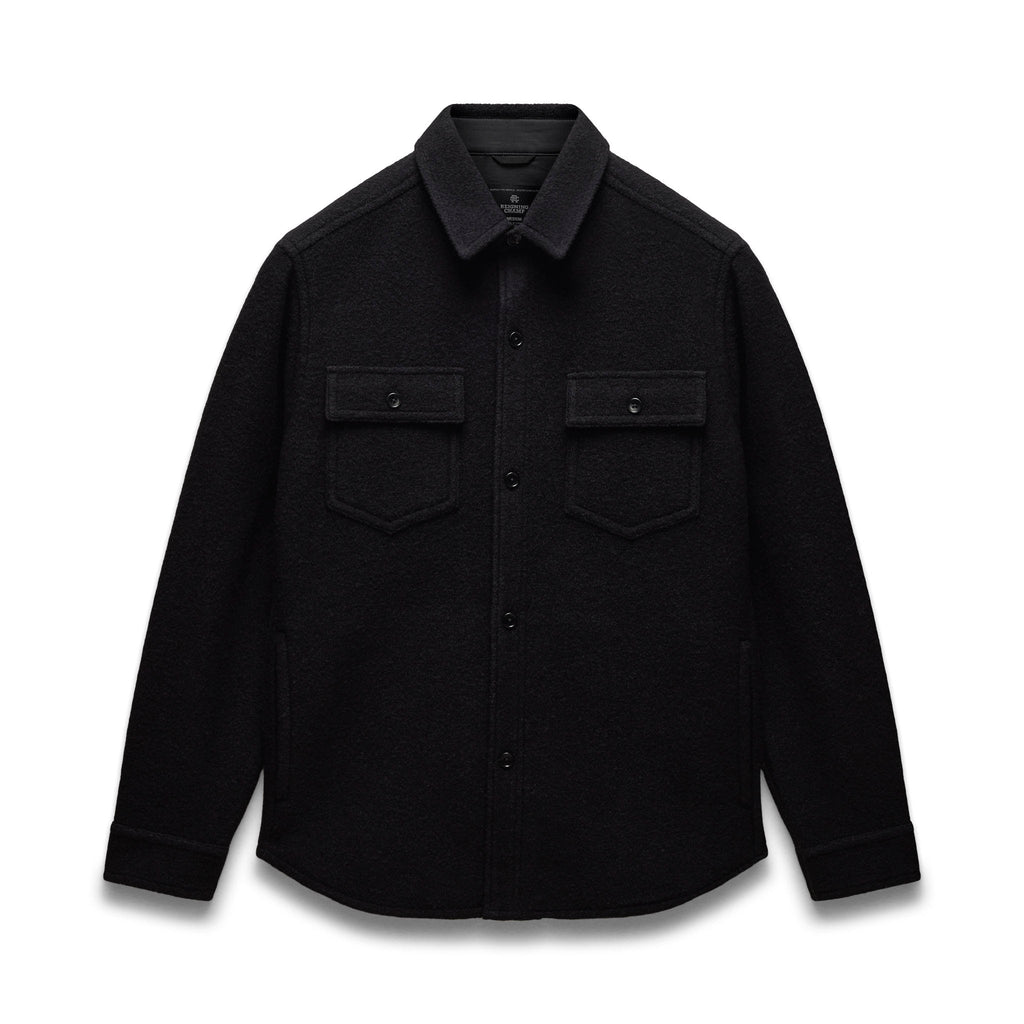 Boiled Wool Warden Overshirt