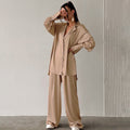 Women's Co-Ords Autumn and Winter Long-Sleeved Shirt Women's Loose Casual