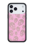 Better Half with Stas and Vic Rhinestone Skull | Pink and Clear iPhone Case